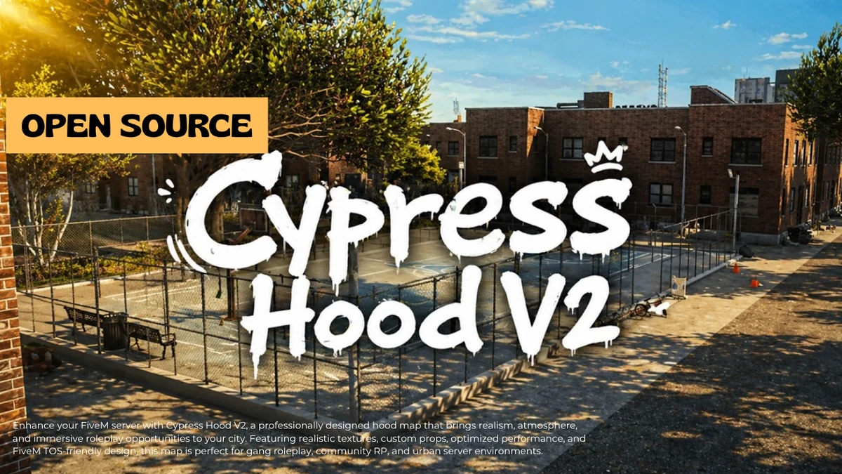 Cypress Hood V2 | Realistic Hood Map for FiveM | Open Source